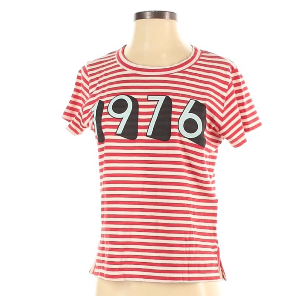 Current/Elliott 1929 Short Sleeve Striped Top